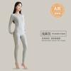 Womens 95% Cotton Thermal Underwear Set Long Sleeve Round Neck Base Layer Top Pants A-Grade Antibacterial Warm