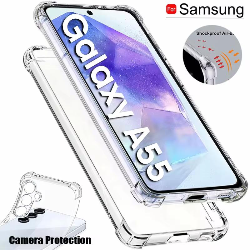 TPU Shockproof Transparent Case For Samsung Galaxy A40 A41 A42 A50 A51 A52 A53 A54 A55 A56 A60 A70 A71 A72 A73 A80 A90 A91 Cover