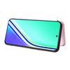 For Realme P3 Pro 5G Case Carbon Fiber Texture Drop-Proof PU Leather Phone Cover