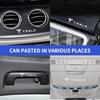 1/2/5/10pcs Car Styling Emblems Stickers Interior Decoration Decal For Tesla Model 3 Y S X 2021 Roadster Cybertruck Juguete