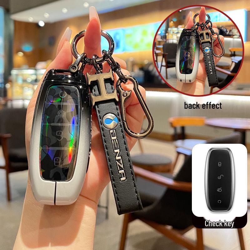 Luxury Denza D9 Key Case for 2023-2026 Models - Men's Car Shell Buckle