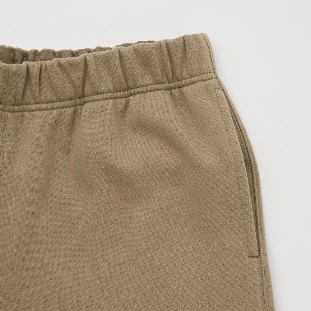 UNIQLO Solid Color Sweatpants Unisex bottoms Khaki 442472-33