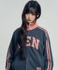 VENHIT Ven 96 Waffle Color Block Track Top_Charcoal