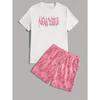 2026 Zomer Casual Korte Mouw Modieus Ademend Sport Set Losse Pasvorm Sneldrogend Heren Korte Mouw Hip-Hop Beer Print Set