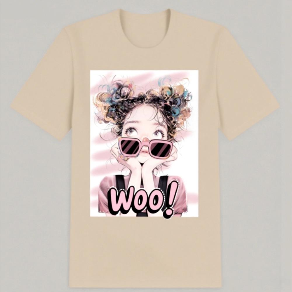 Couples Casual and High-quality Are Fashionable Street Daily Style High-quality Printed Cotton Short-sleeved Hot Trend T-shirt