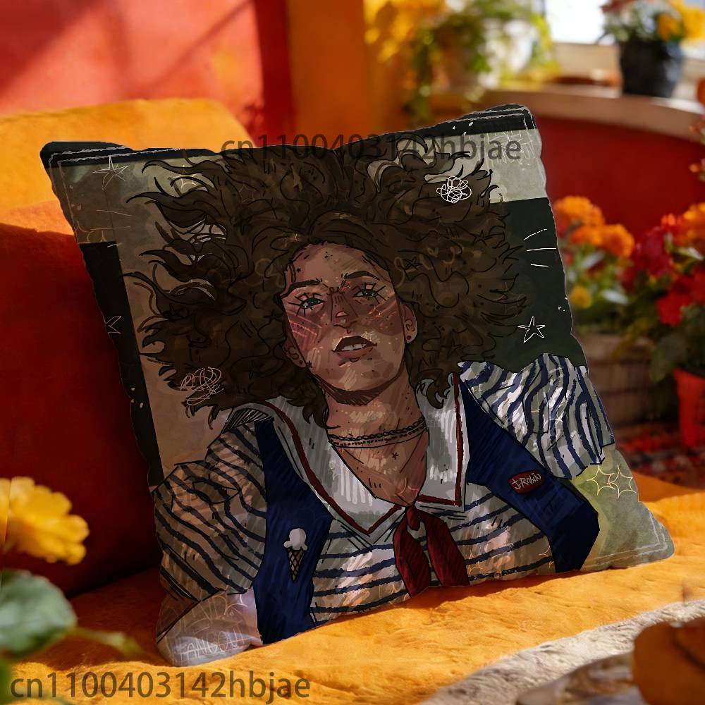 Robin M-Maya Hawke Throw Pillow Case For 45x45cm 55x55cm 30x30cm Square Car Pillowcase Home Bedchamber Decor Gift