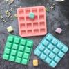 16er Quadratische Eiswürfelform Kuchenbacken Silikonform DIY Schokoladenkuchen Keks Süßigkeiten Pudding Trüffel Brownie Backform