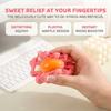 Hand Relax Simulation Bread Squeeze Slow Rebound Kneading Waffle Cake Squeeze Food Shape Pu Sensory Fidget Birthday Gift