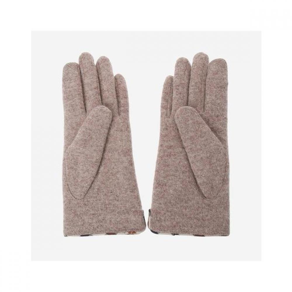 DakS Wool Women S gloveS Beige Dog Embroidered Dcgv9f202i2