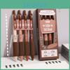 Bohnen Stift Kaffee 4er Gel Set Weiches Brot Touch 0,5 mm Kugelschreiber Schwarze Tinte Zum Schreiben Büro Schule
