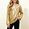Girls Bright Print Long Sleeve Neck Performance Costume
