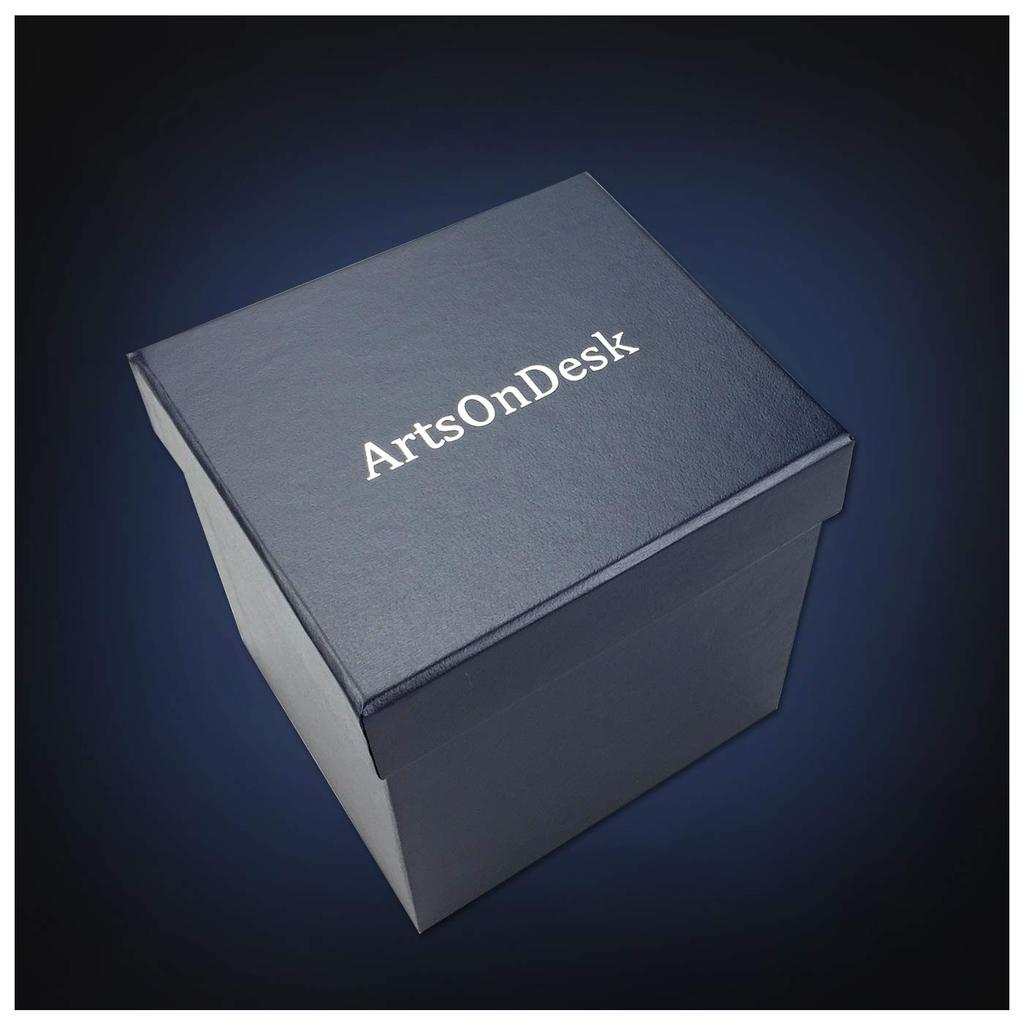 ArtsOnDesk Moderní držák na pera St203 Nerezová ocel Saténový povrch Patentovaný Držák na pera, tužky, tužky na stůl, Kancelářský - Stojan, Pouzdro, Podnos, Organizér, Dárek, Dárek.