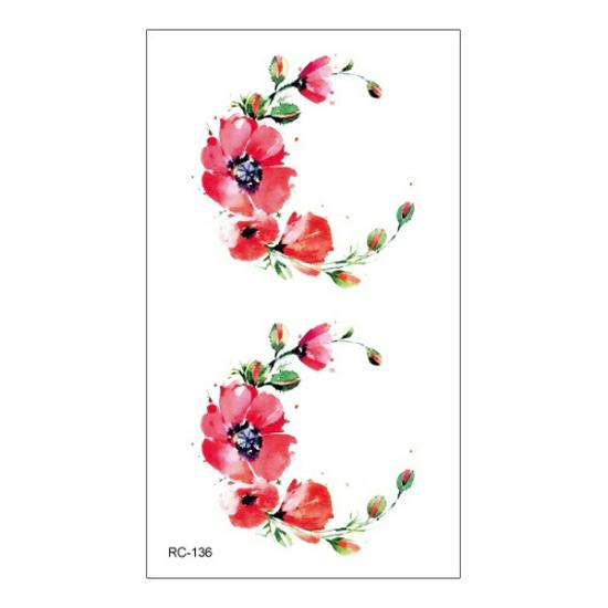 Waterproof Gradient Color Cartoon Temporary Tattoos for Men & Women
