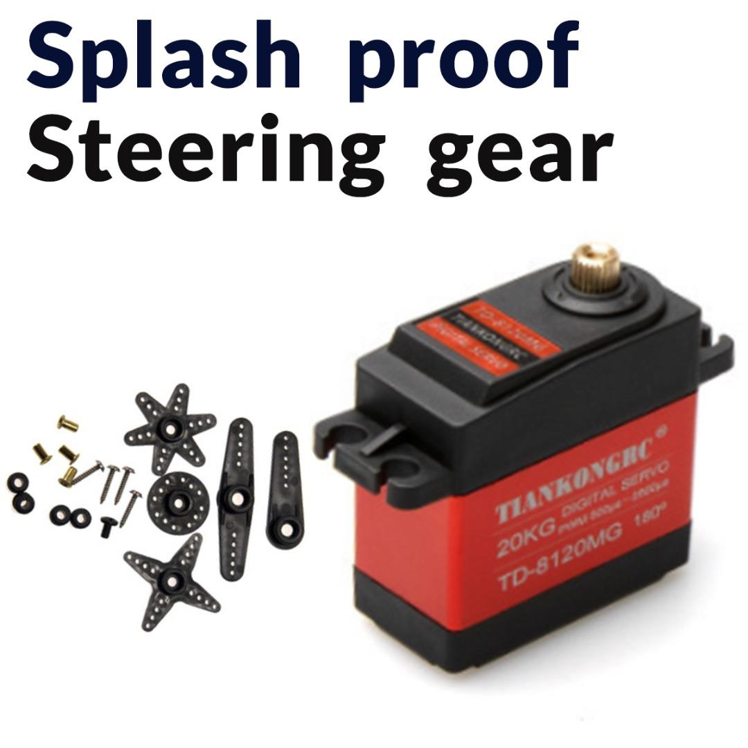 

PDTO TD8120MG Водонепроницаемый цифровой сервопривод с металлической шестерней и высоким крутящим моментом 20 кг, 180 углов