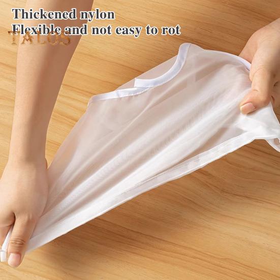 3Pcs Mesh Cheesecloth Bags for Nut Milk Soy Milk Reusable Straining Bags for Dumpling Fillings Unbleached Cloth Strainer for Cooking Baking Juicing