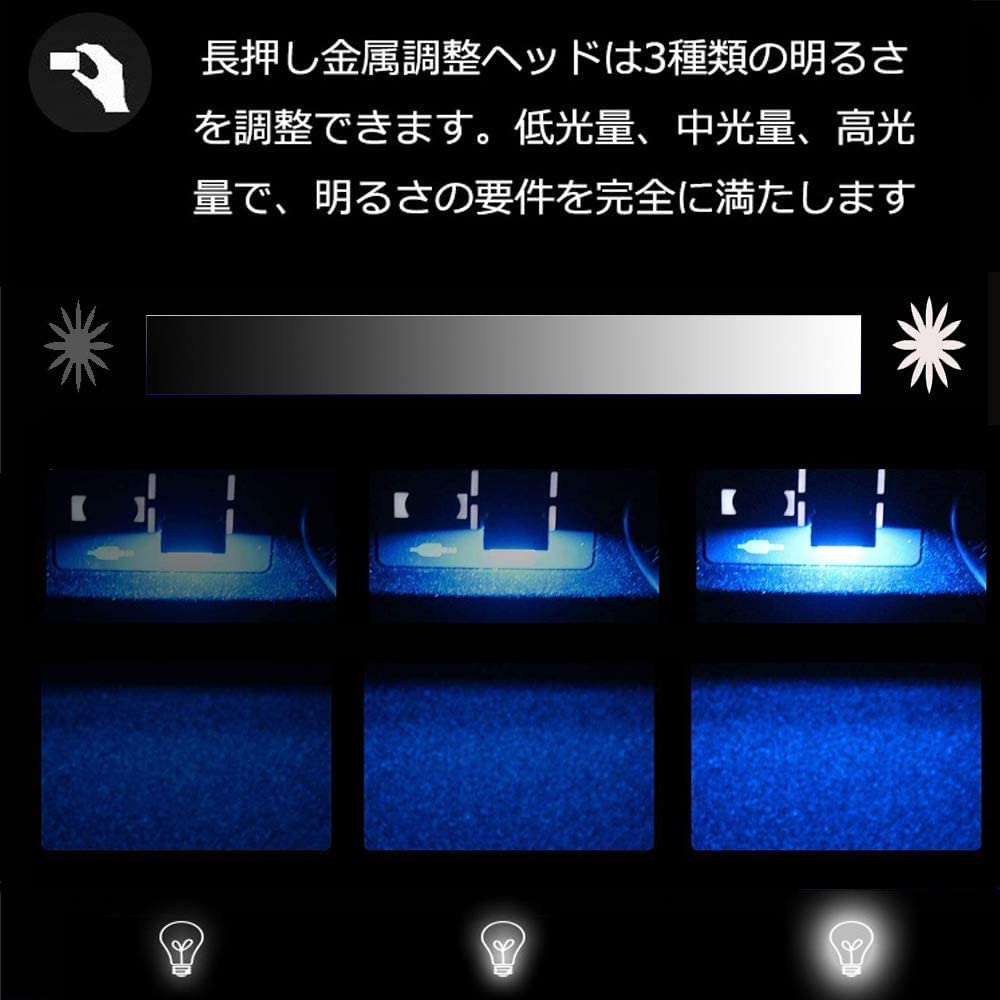 Luz de Noite USB para Carro YFFSFDC, Chip Fotossensível Embutido, 8 Cores,