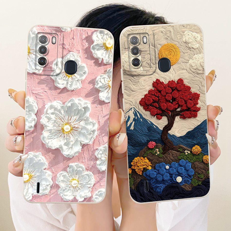 For Itel S16 Vision 1 Pro Fashion Dusk Beach Painting Phone Case For Itel Vision 1 Pro ItelS16 Soft Silicone Cover Bumpers