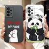 For Samsung Galaxy A32 4G Case SM-A325F Cute Panda Cartoon Cover Soft TPU Phone Case For Samsung A32 A 32 5G A326B Fundas Bumper