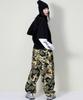 Deumakeu Military Real Street String Wide One-Pleat Pants Khaki
