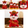 Horse Year Plush Animal With Short Pile Plush For Prosperity Celebrations And Collectors Gifts