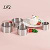 Food Presentation Ring Stainless Steel Circle Cake Mold, 1.97" Deep Round Biscuit Pastry Ring, Nonstick Scone Mold Easy To Demold Baking Tool
