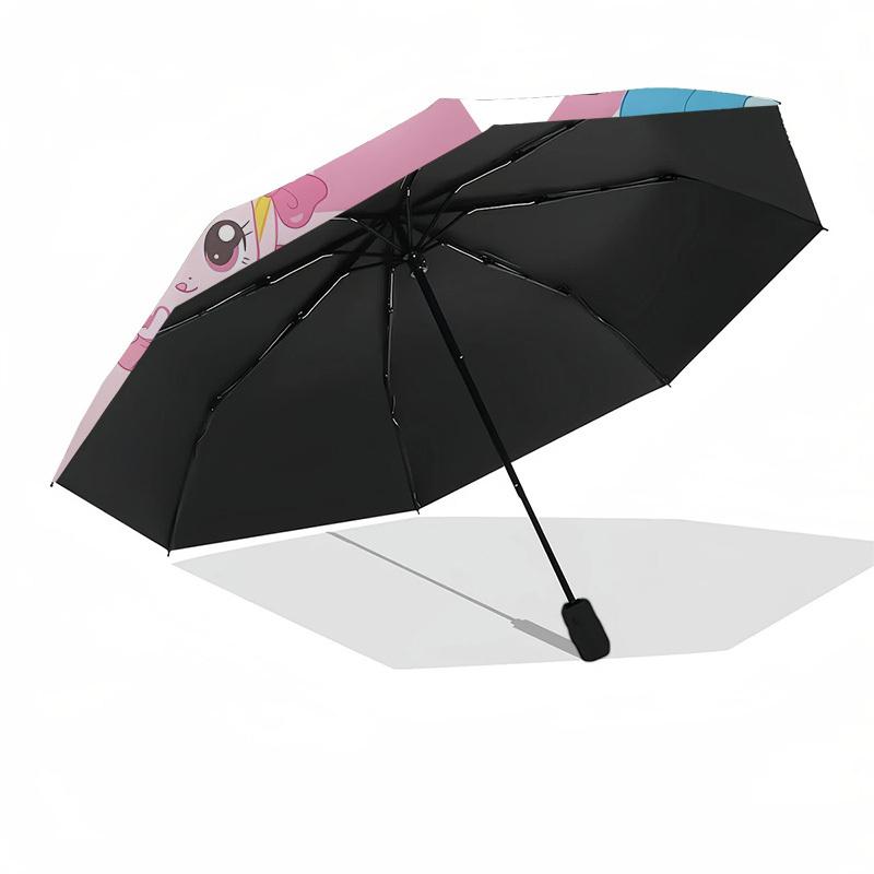 Cute Characters Desserts Automatic Opening and Closing, 8 rib Structure Portable Umbrella, Suitable for Men and Women in All Seasons  Perfec