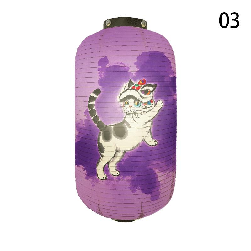 Japanese Style Cloth Lantern Yakitori Wish Dharma Lantern Outdoor Sushi Pub Bistro Ramen Shop Restaurant Decor Advertisement