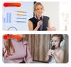 Universal Wireless Dynamic Microphone with Dual Amplifier Stand for Home, Conference, and Stage Audio