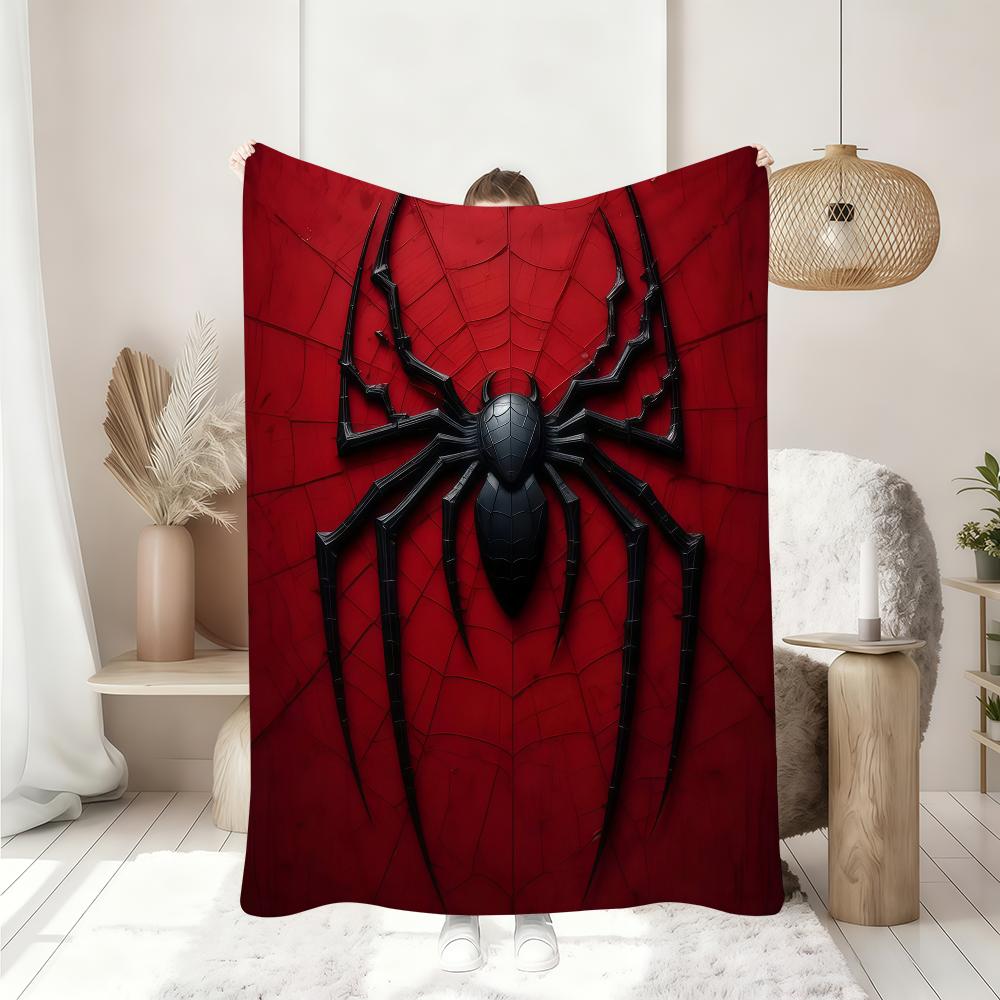 Cool S-Spider-ManS Blanket Soft Throw Blanket for Home Bedroom Bed Sofa Picnic Travel Office Rest Cover Blanket Gift