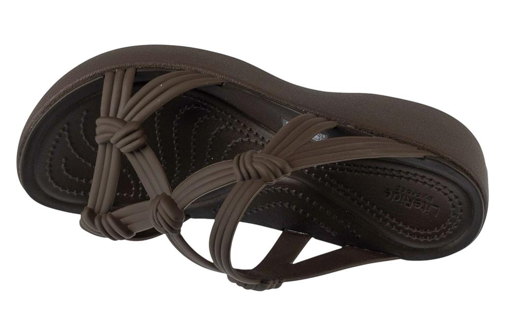Crocs Brooklyn Knot Sky Sandale W, Damen braune Sandalen