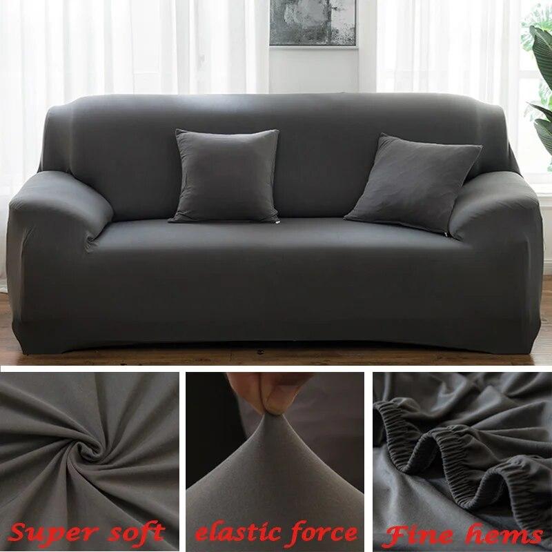 Elastic Sofa Cover For L -Shaped Corner Sofa Full Wrap Sofa Slipcover For Living Room Home Decor Couch Cover