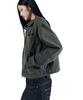 Aakam Walt Damaged Cotton Jacket (Khaki)
