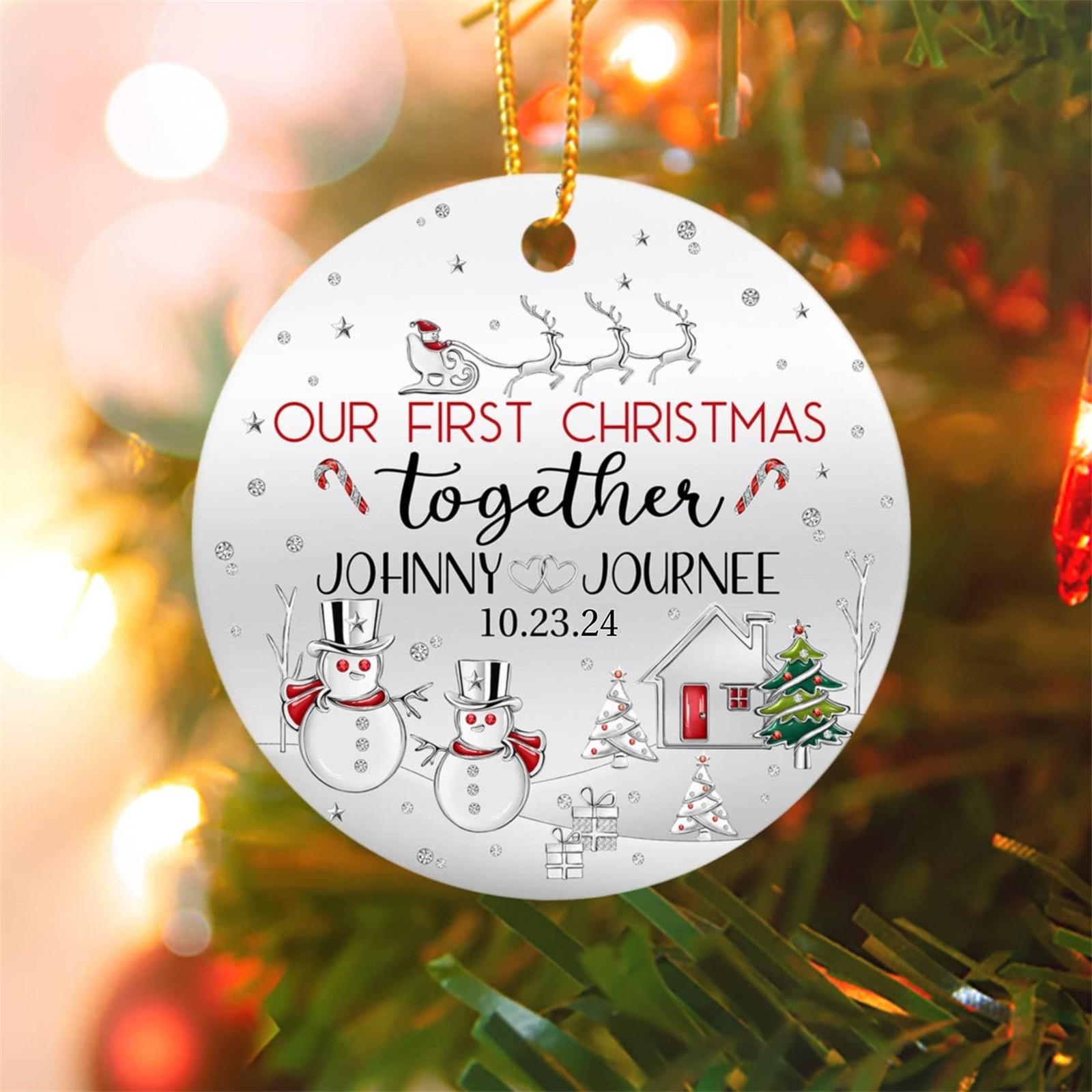 

Рождественский подарок для новорожденного, персонализированный рождественский подарок для новорожденного, Рождественский подарок для новорожденного 2024 года, Рождественский подарок для первого ребенка, индивидуальный выбор имени и One Size