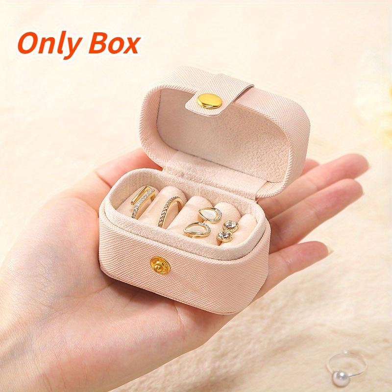 Jewelry Box with Large Capacity High-end and Exquisite Earrings Necklace Handicraft Storage Box