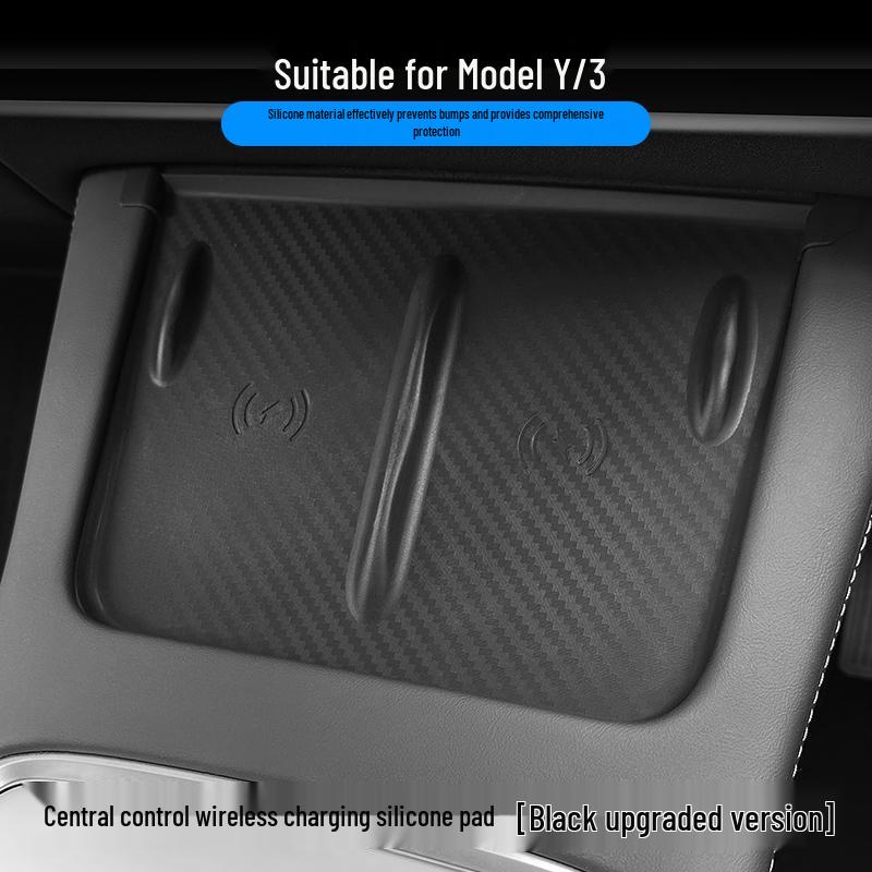 Tesla Model 3/Y Cup Holder Charger & Gear Shift Silicone Cover
