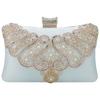 Women Beaded Clutch Evening Bag Fashion Rhinestone Diamond Wedding Handbag Bridal Purse for Cocktail Party Prom