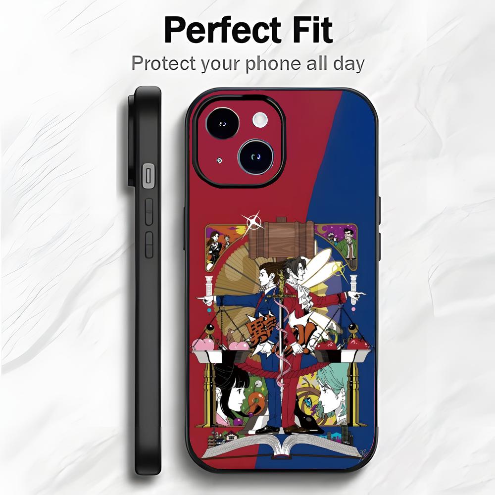 

Adventure Game A-Ace A-Attorney Phone Case Phone Case Soft Packaging Lightweight For iPhone17 16 15 14 13ProMax iphone12promax