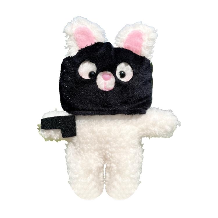 Plush Rabbit Bear Pine Charm Keychain Women Car Keyring Backpack Handbag Pendant 1
