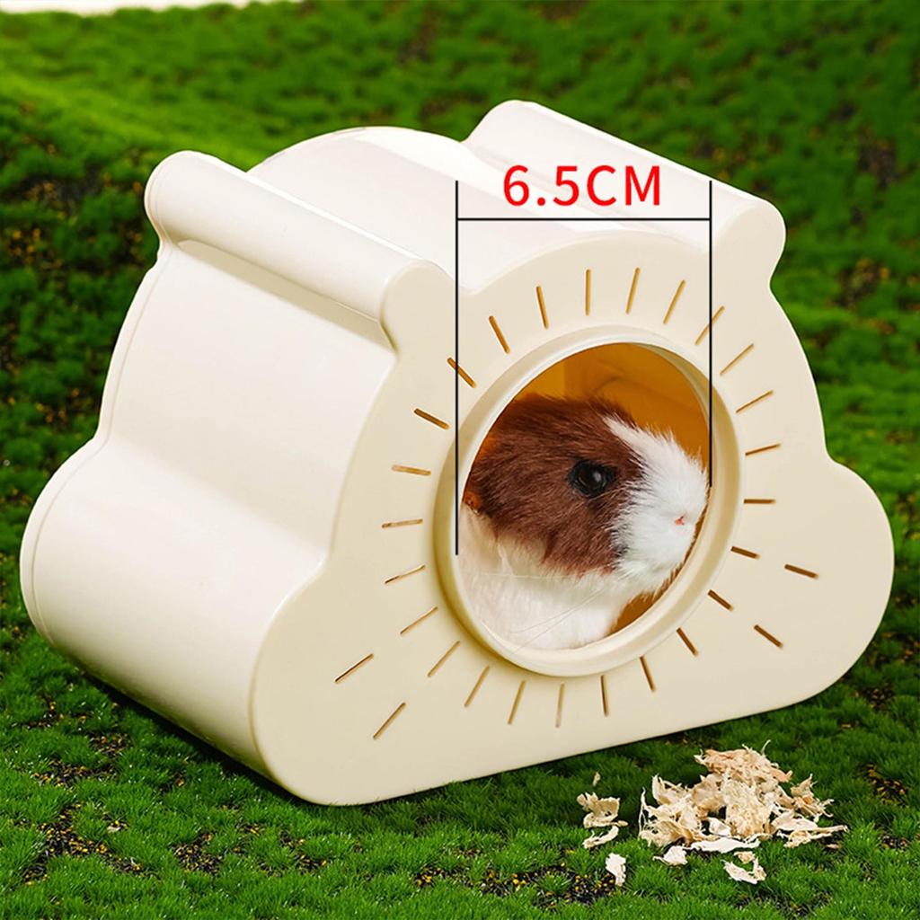 Chinchilla gömställe Magnetiskt skyddshus Bur gömställen Litet husdjursbur tillbehör Hörn grotta för enkel observation