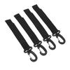 4 Stück Bootsruderclip Verstellbarer Kajakpaddel-Schnappclip Korrosionsbeständigkeit Nylon Kanupaddelhalter