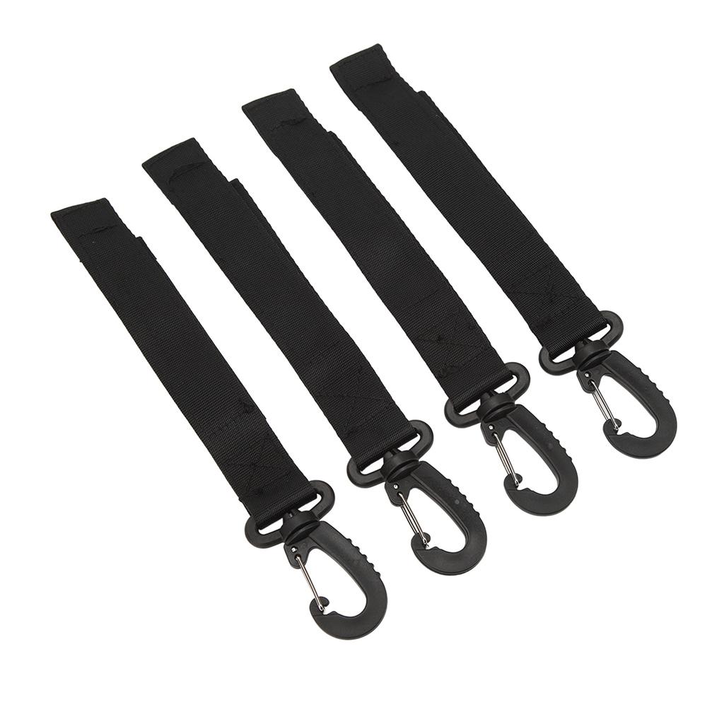 4 Stück Bootsruderclip Verstellbarer Kajakpaddel-Schnappclip Korrosionsbeständigkeit Nylon Kanupaddelhalter