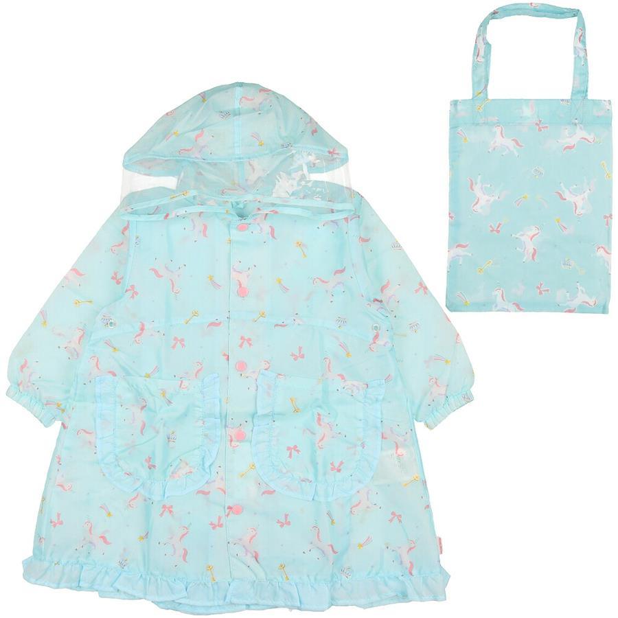 [Children's Clothing] Kids Foret (Kids Foret) Ribbon and Unicorn Pattern Frilled Raincoat SL B81875