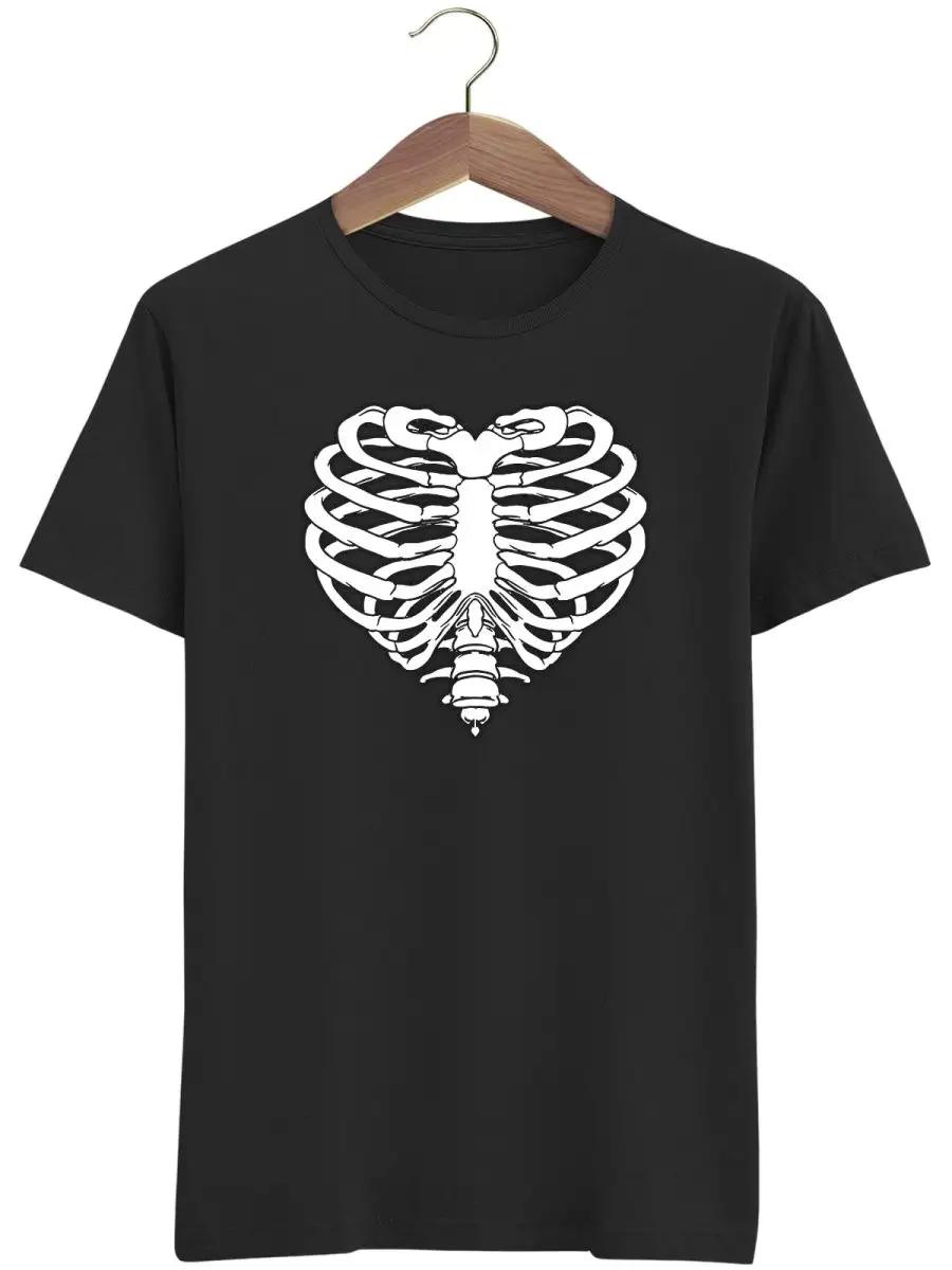 T-shirt with print of Baikal on ice, patriotic style, black 3XL