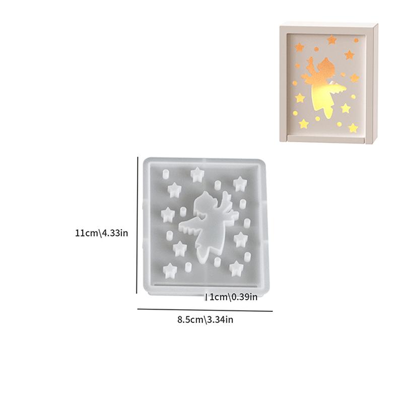 

1 шт. форма из смолы, поделки ручной работы, коробка для хранения, рождественская прямоугольная силиконовая форма, праздник, доступно несколько вариантов D