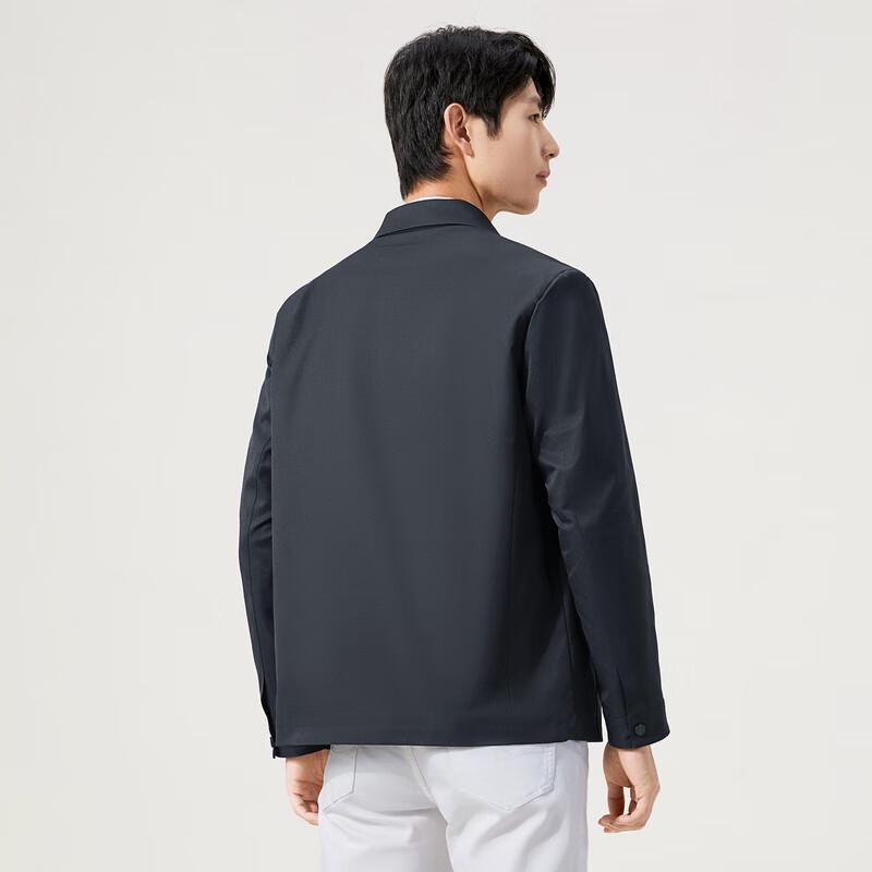 Qipai Men's Seamless Lapel Business Jacket