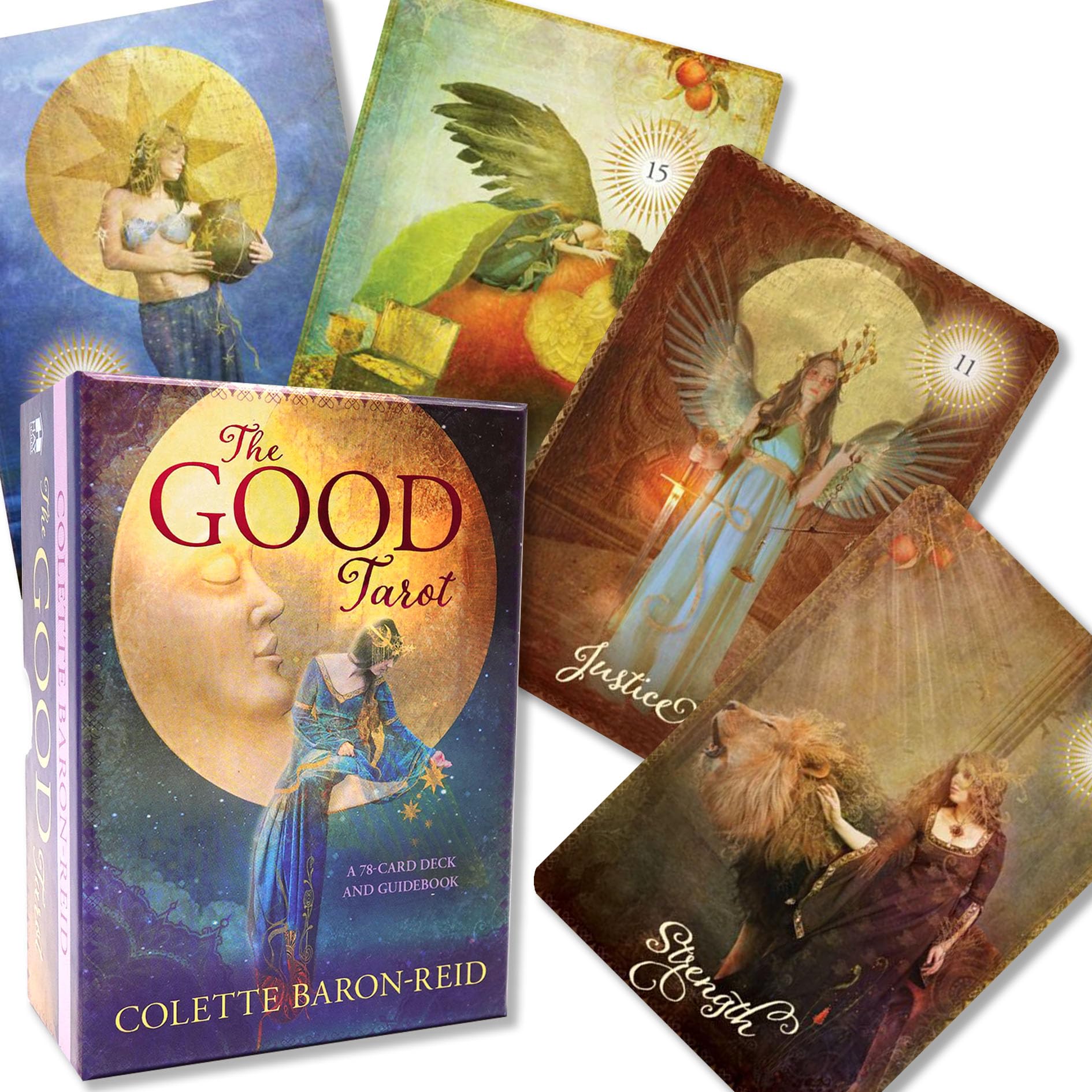 The Good Tarot Включает японскую инструкцию по использованию таро Аутентичное FLATLAND 78 таро (английская версия) - карты. продукт. карты.