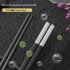 Premium 10-Pair Alloy Chopsticks Set