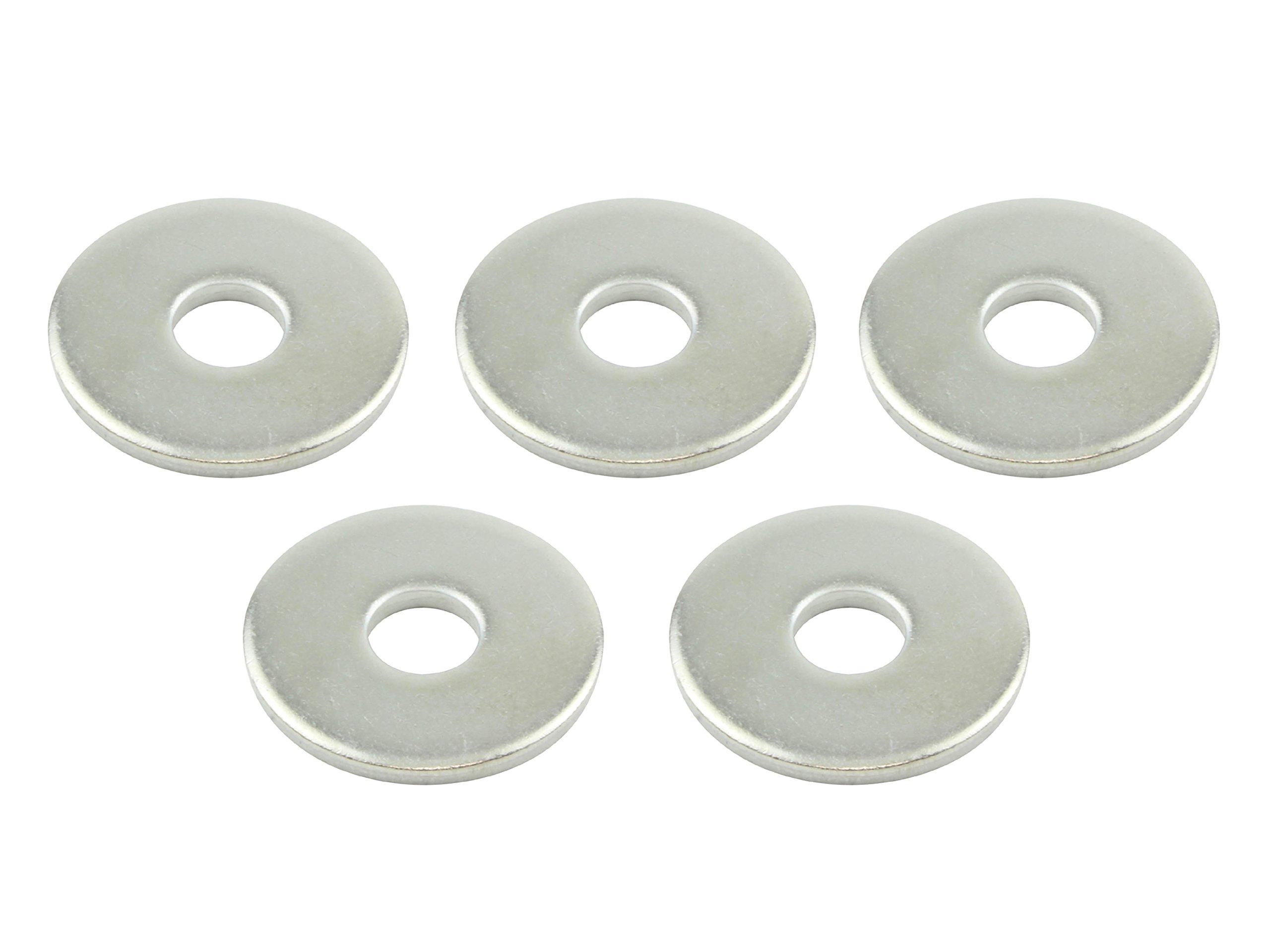 

POSH FAITH Мотоциклетні аксесуари Плоска шайба Нержавіюча сталь Великий діаметр (6мм x Зовнішній діаметр 22мм x Товщина 2.0мм) 5 Штук 100208-1S