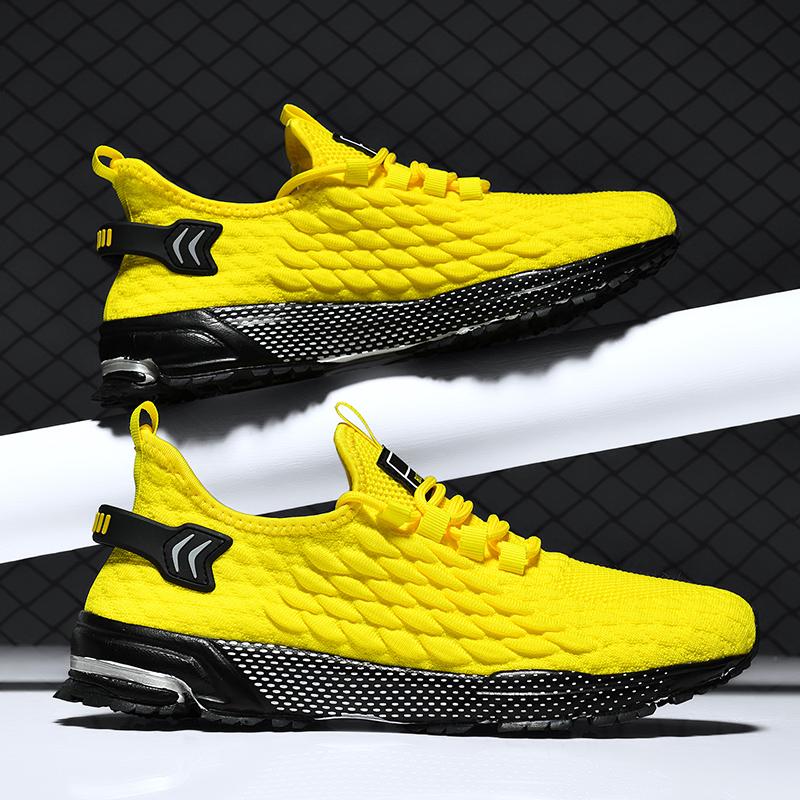 Übergröße 48 Leichte Atmungsaktive Freizeit-Sportschuhe Aus Netzstoff Herren Sneaker