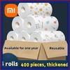 50 100 pezzi/rotolo Panno per piatti Assorbente Ispessito Carta da cucina Uso Asciutto Umido Non Untuoso Motivo Casuale per Pulizia Lavello Lavastoviglie